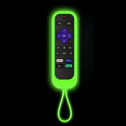 Fjärrkontrollfodral i silikon för Roku TV Remote / Roku Simple Remote / Roku Voice Remote (utan hörlursuttag)