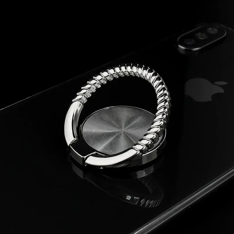 360° Roterande Justerbar Magnetisk Bil Mobiltelefon Ställ Metall Magnet Ring Hållare Bracket Sticker för iPhone 14 13 Huawei Xiaomi