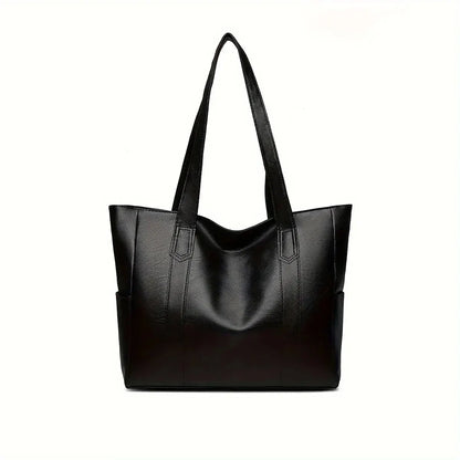 Vintage Tote Bag: Large Capacity, Retro Vegan Shoulder