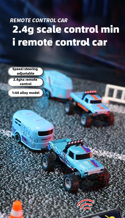 RC Cars 1:64 Metal Mini Drift Rc Bil Fjärrkontroll Bil Höghastighets terrängklättring Racingbilar Barnleksaker för barn Anpassade