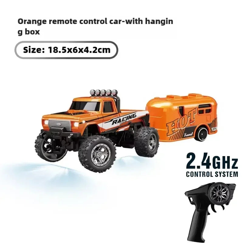 RC Cars 1:64 Metal Mini Drift Rc Car Remote Control Car High-Speed Off-road Climbing Racing Cars Children's Toys for Kids Custom