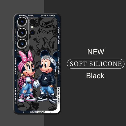 Disney Mickey Minnie Mouse Phone Case – Compatible with Samsung Galaxy