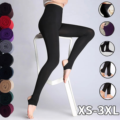 Women's Thick Cashmere Wool Leggings Winter Warm Pants