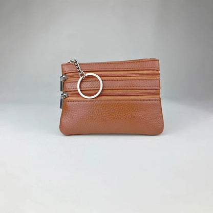 Korean Style Coin Purse: Mini Wallet with Zipper