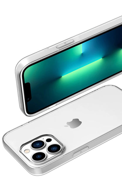 Ultra Thin Clear Silicone Back Cover for iPhone X/Xs