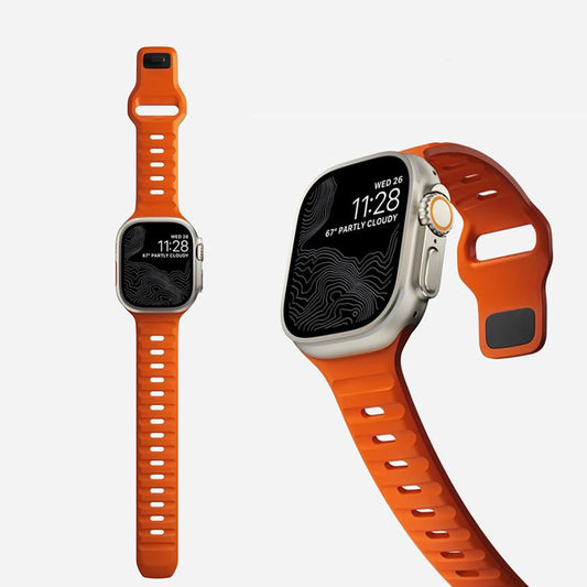 Sport Band Compatible with Apple Watch Bands 49/45/44/42/41/40 /38 Men Women Soft Silicone Band