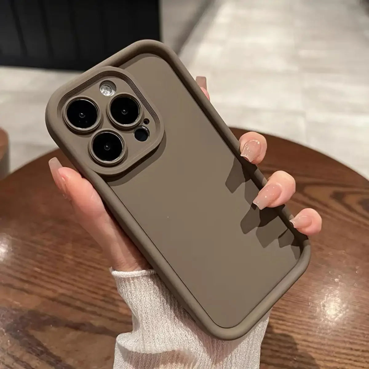 Luxury Candy Color Silicone Case For iPhone 11 13 12 14 15 16 Pro Max 15 Pro XS XR XS Max 7 8 14 PLUS SE 2022 Shockproof Cover