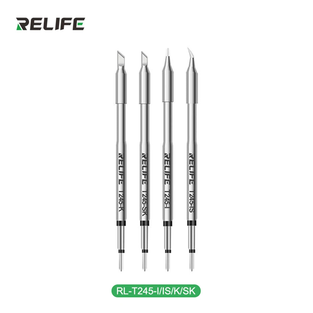 RELIFE Super Fine C210 T245 C245 Soldering Tip C210 C115 Soldering Iron Tip for GVM T210 GVM T115 Professional Soldering Station