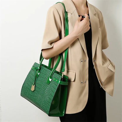 Pantent Leather Bag: Crocodile, High Quality