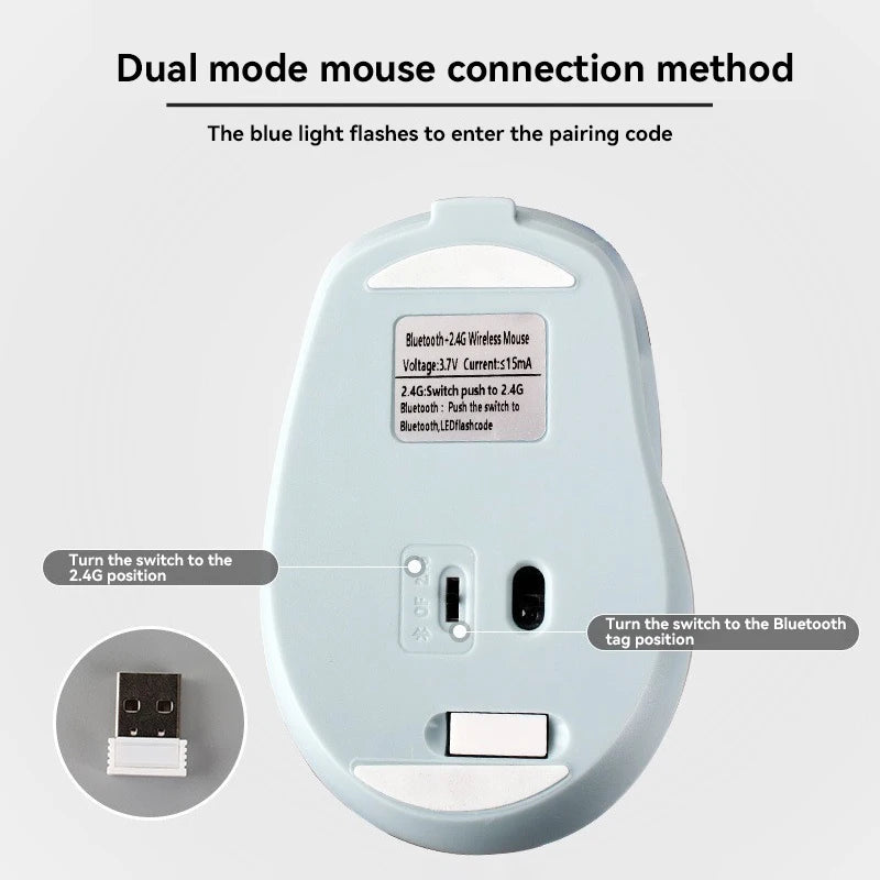 Xiaomi Sensitive Bluetooth Mouse 2.4G Dual Mod0