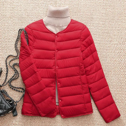 Lightweight Short Down Cotton Jacket Warm and All Match