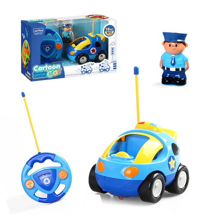 Remote Control Car: Toddler-Friendly, Police Car