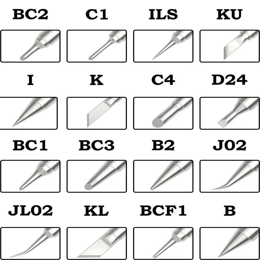 T12 Series Tip for Soldering Iron Replacement Tips Heater Solder Head Weller Electric Welding Equipment Tools Sting Tin Cautin