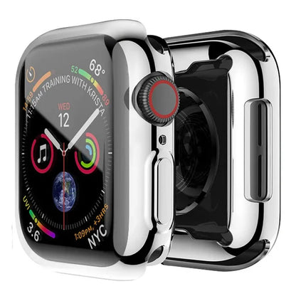 Skärmskydd för Apple Watch Case Ultra 2 49 41 44 40 45 42mm TPU Bumper Cover Tillbehör för iWatch Series 10 9 8 7 SE 6 4