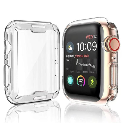 Skärmskydd för Apple Watch Case Ultra 2 49 41 44 40 45 42mm TPU Bumper Cover Tillbehör för iWatch Series 10 9 8 7 SE 6 4