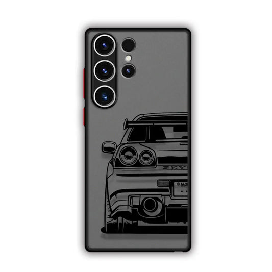 Sport Car Gtr Cover Matte Phone Case for Samsung Galaxy