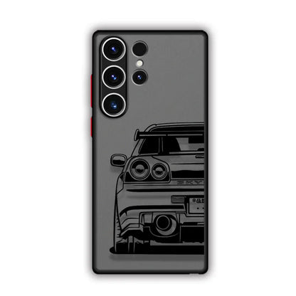 Sport Car Gtr Cover Matte Phone Case for Samsung Galaxy