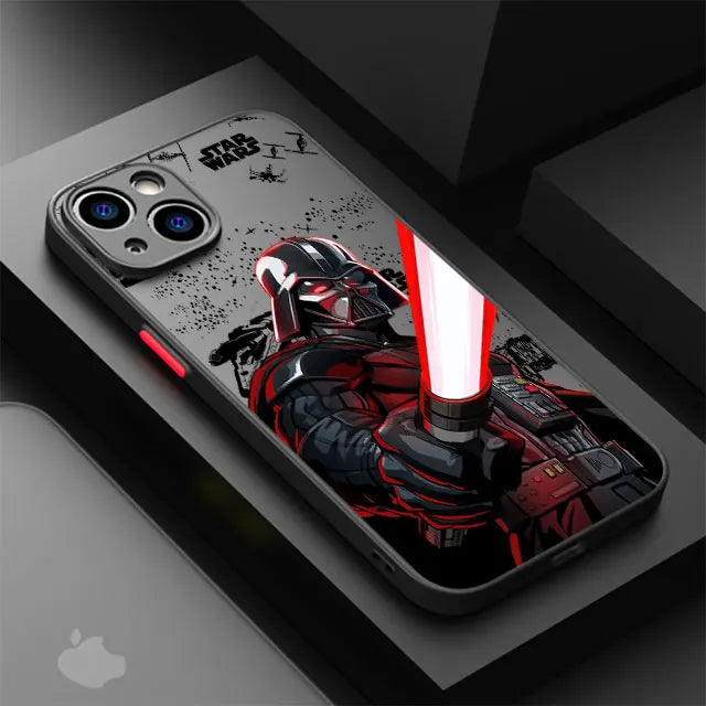 Stars Wars Cool Hero Soft Phone Case for Apple iPhone