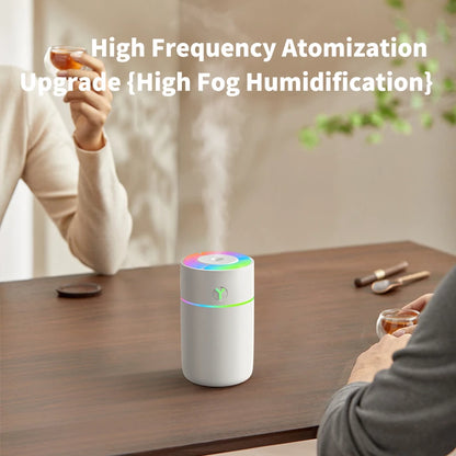 Xiaomi Colorful Humidifier – Mini Silent Aromatherapy Sprayer, Nano Mist with Timing Protection for Car & Desktop