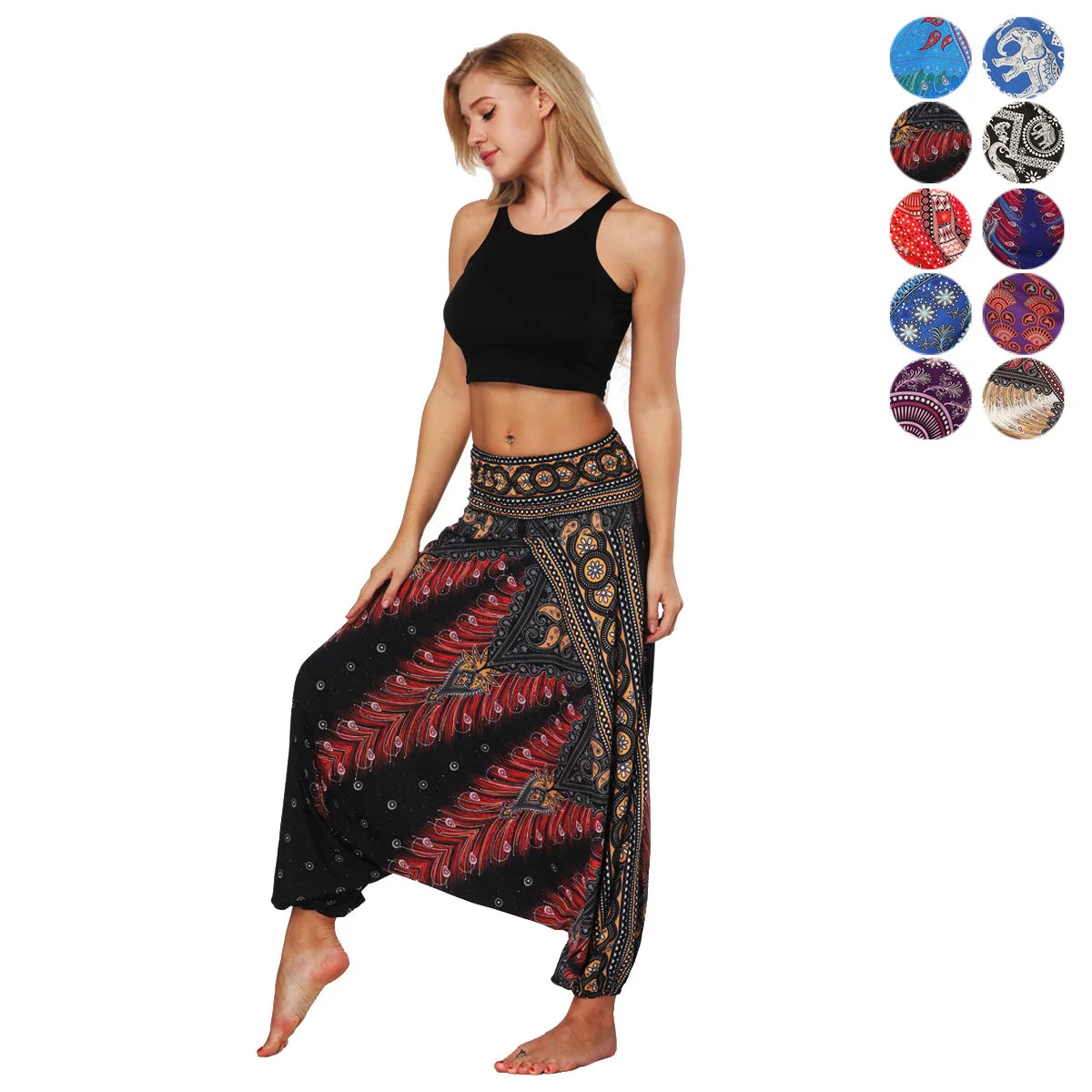 Bohemian Harem Pants for Yoga and Casual Wearl Wear