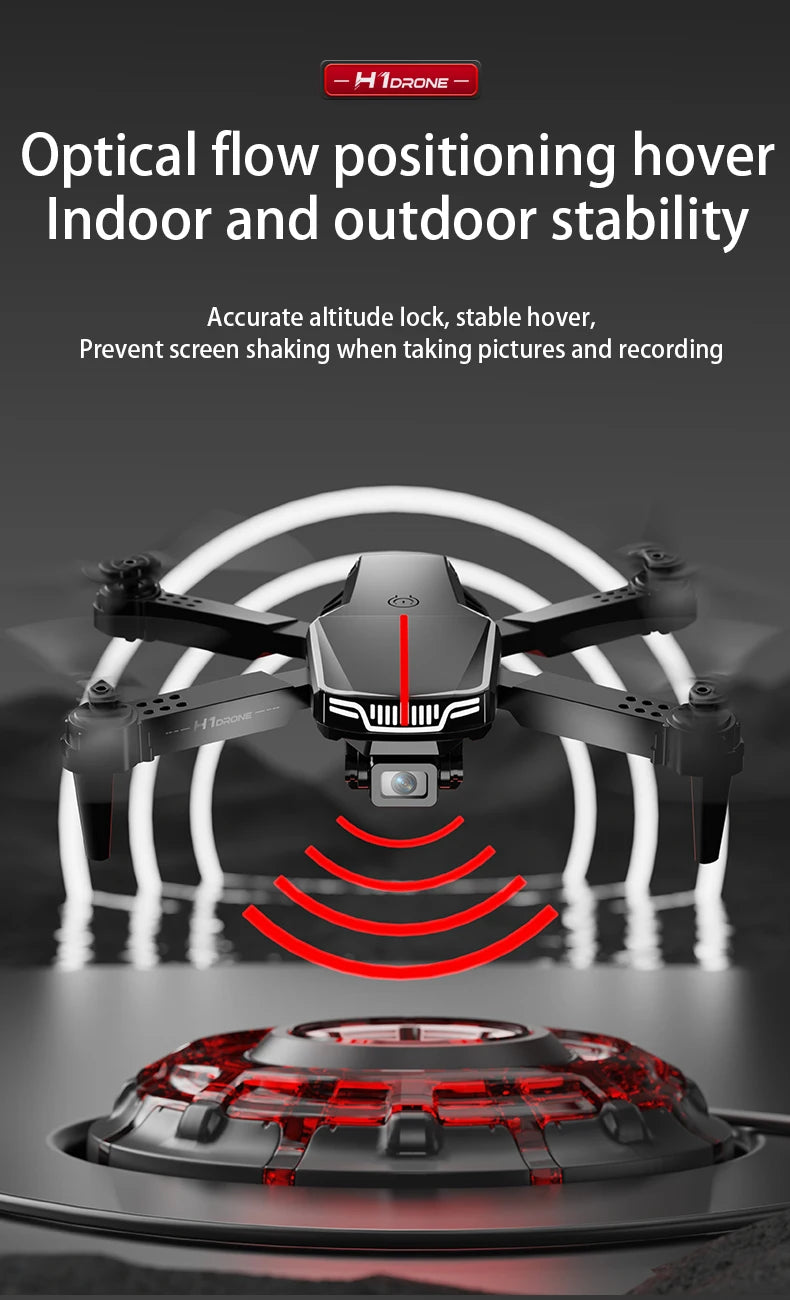 MHD H1 Drone Mini Folding Professionell Drönare med 4k kamera Dron Drone 8k Professionell RC Dual Camera Drone RC Quadrocopter Leksaker