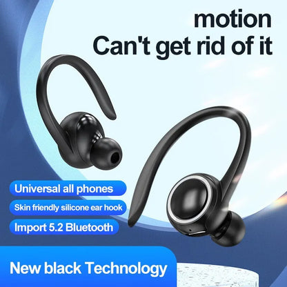 New Private Model Wireless Bluetooth Headset Ear Mounted Sports Business Painless Noise Reduction Stereo Headset