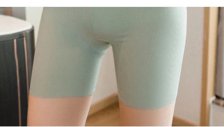 Women's Cross-Waist Ice Silk Yoga Shorts