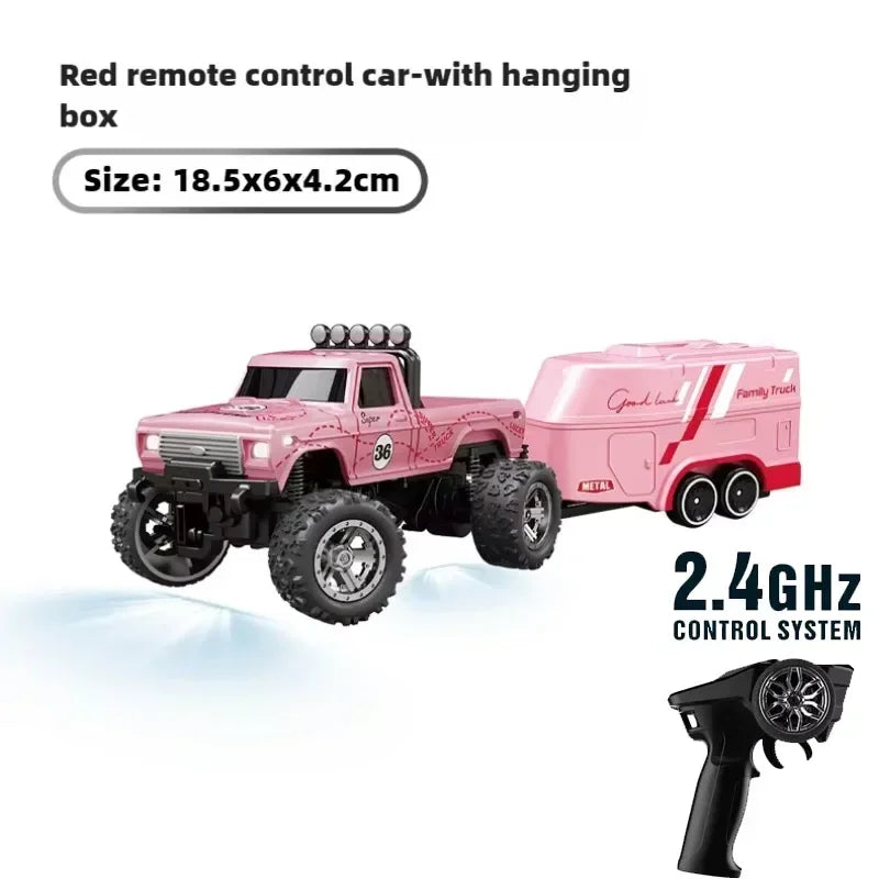 RC Cars 1:64 Metal Mini Drift Rc Car Remote Control Car High-Speed Off-road Climbing Racing Cars Children's Toys for Kids Custom