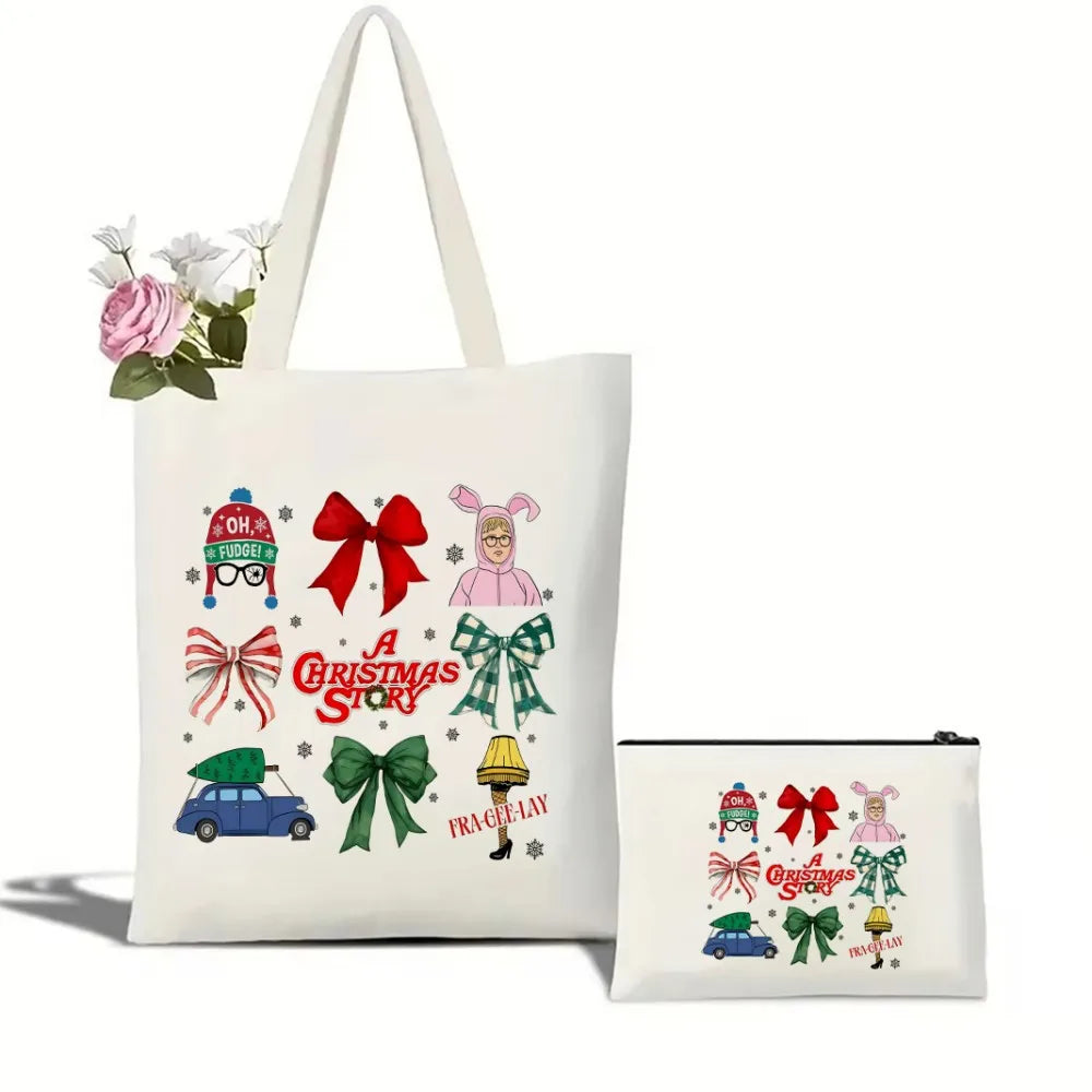 Christmas Tote & Cosmetic: Travel Gifts