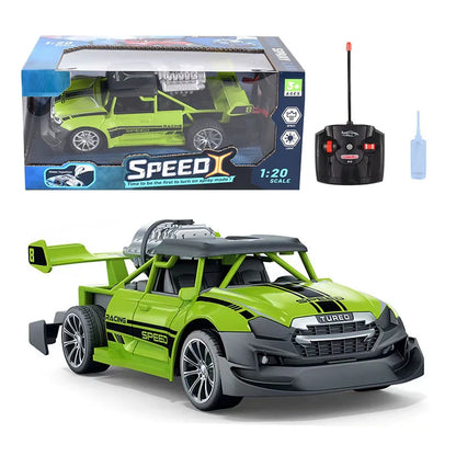 RC Car Drift 1:20 Stunt with Spray Light Remote Radio Controlled Car Children's Competitive Racing Cars and Trucks Toys for Boys