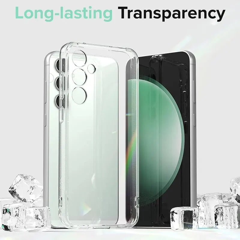 Ultra Thin Clear Silicone Soft Bumper Case for Samsung Galaxy S23