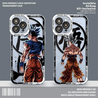 Anime Dragon Ball telefonfodral för Apple iPhone-modeller – Silikonskal för iPhone