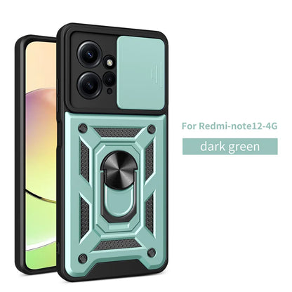 Magnetic Ring Stand Holder Back Cover for Xiaomi Redmi Note 12 4G Shockproof Armor Phone Case For POCO X6 Pro