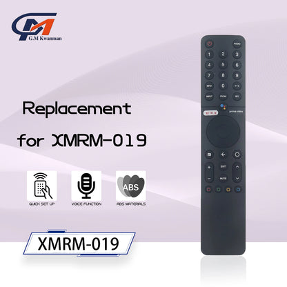 XMRM-19 360℃ Bluetooth Voice Remote Control for Xiaomi Mi TV Android 4K P1 Q1 Smart TV Fit for L32M6-6AEU L43M6-6AEU  L75M6-ESG