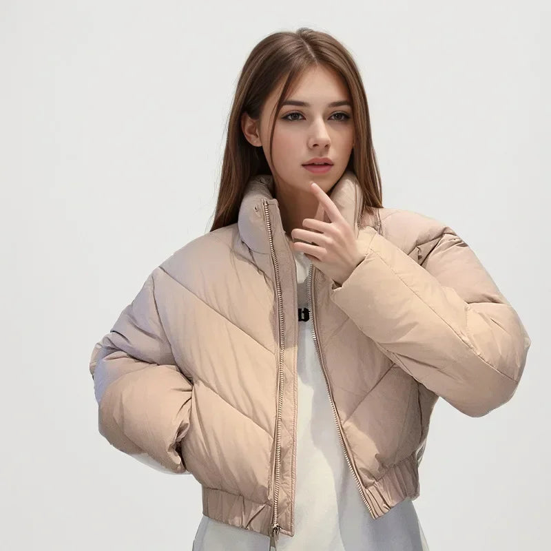 Korean Style Loose Padded Parka – Warm & Stylish