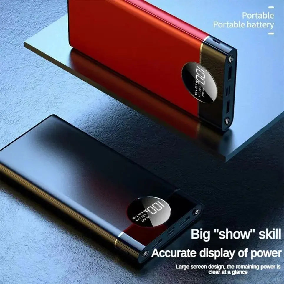 "30000mAh Lightweight and Portable Power Bank with LED Lighting and Digital Display