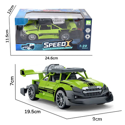 RC Car Drift 1:20 Stunt with Spray Light Remote Radio Controlled Car Children's Competitive Racing Cars and Trucks Toys for Boys