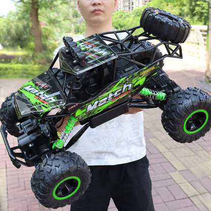 4WD RC Car with LED Lights – 2.4G Radio Remote Control Off-Road Buggy Trucks, Perfect for Boys' Toys and Kids' Gifts