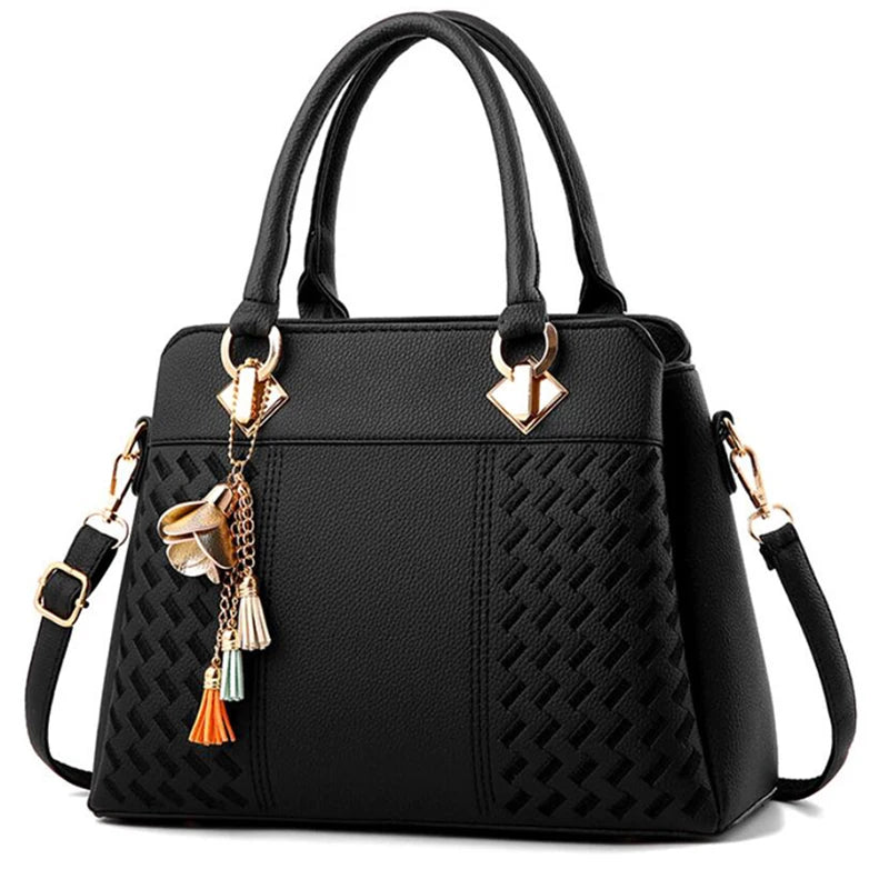 Gusure Luxury Handbag: Tassel, Large Capacity, Embroidered