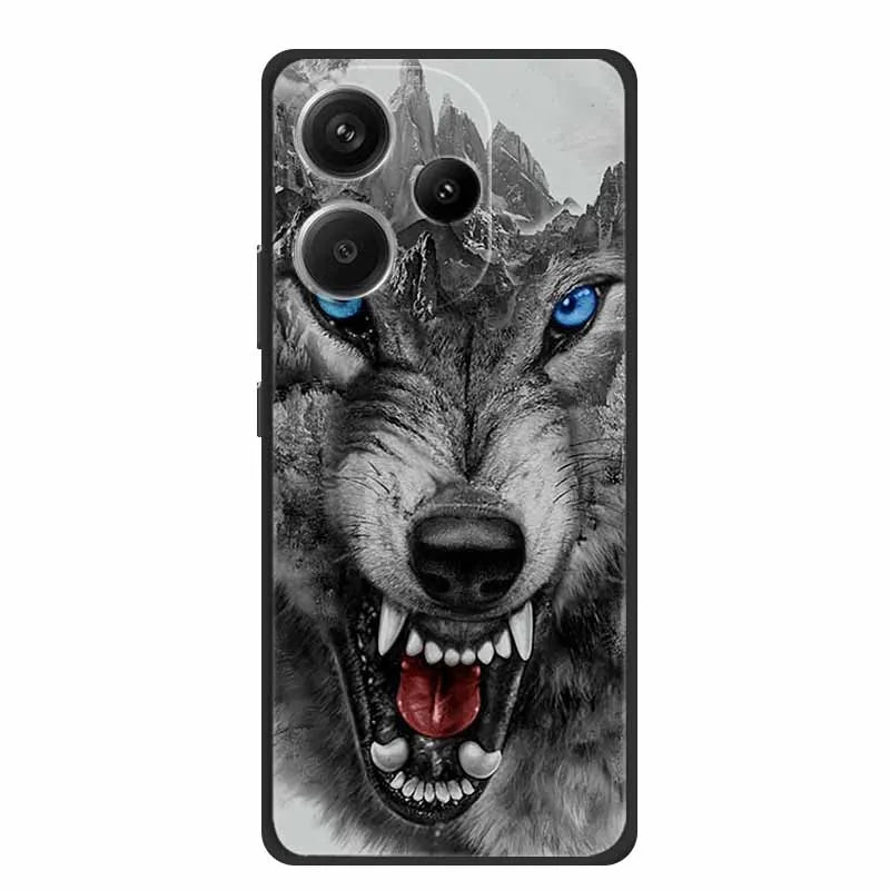 Animals Case Soft Silicone TPU For Xiaomi POCO F6