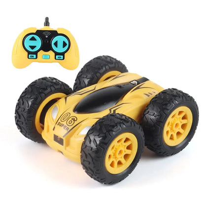 2.4G 4wd High-speed Stunt Car Mini RC Car Double-Sided Drift 360 Degree Dump Truck Drive Jump Children's Toys