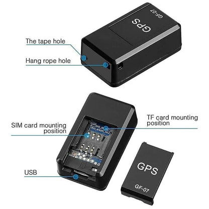 GF-07 Mini GPS Tracker Car Tracker Real Time Tracking Device Magnetic Mount Anti Theft SIM Message Positioner Anti-lost Locator