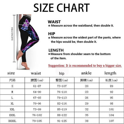 Women's High Waist Leopard Print Yoga Leggings