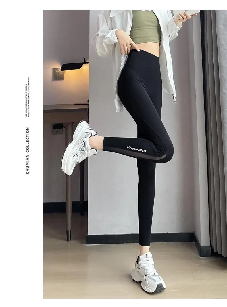 Women's High Waist Mesh Pocket Leggings for Yoga