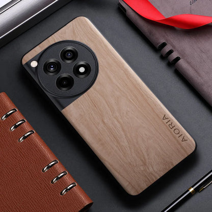 Bamboo Wood Pattern Back Cover Case for OnePlus 12R and OnePlus 12