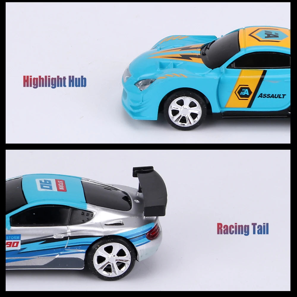 RC Car Mini Can Box Speed ​​Sport App Fjärrkontroll Fordon Micro High Speed ​​Racing Leksaker Present För Barn Pojkar Flickor Barnleksak