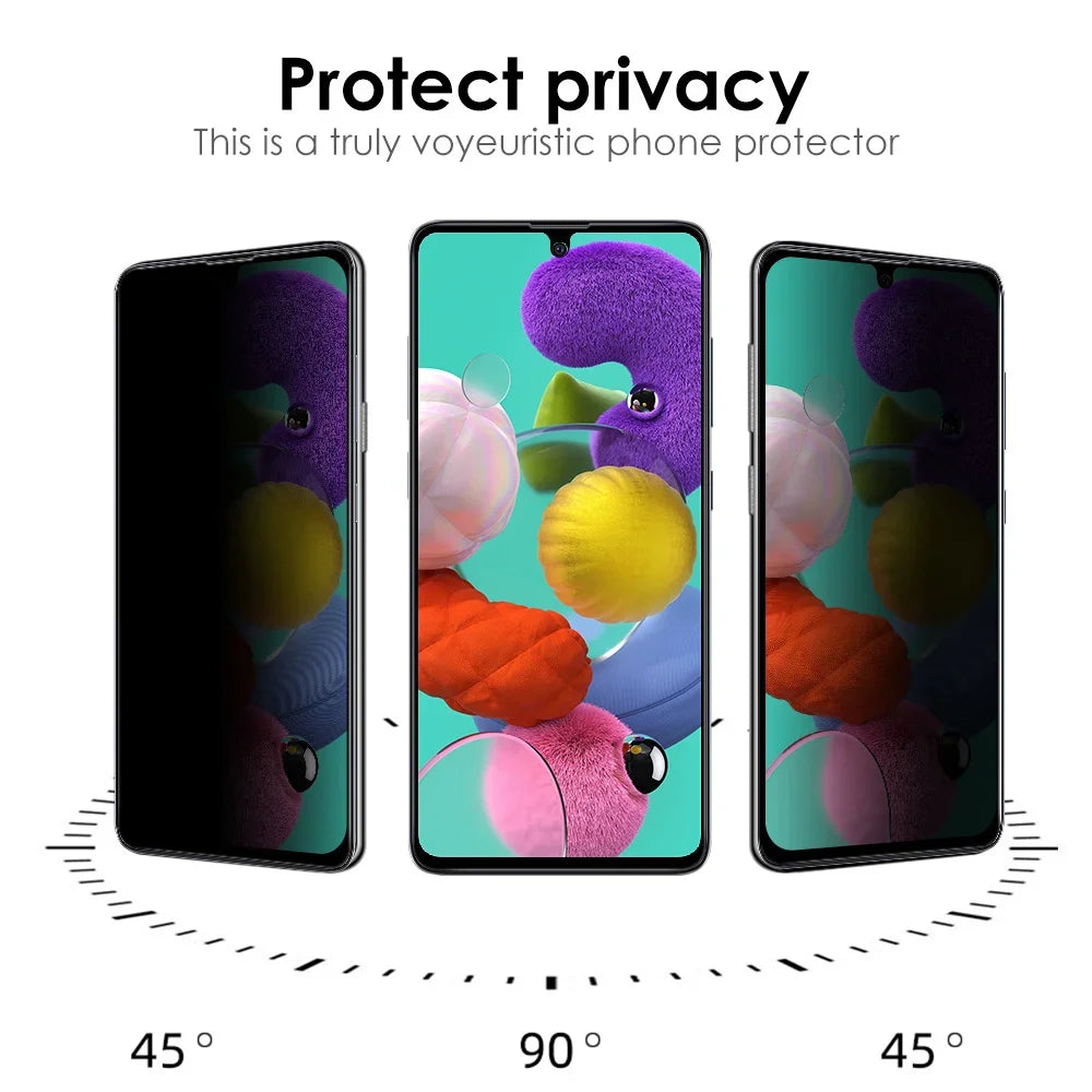 Privacy Skärmskydd för Samsung Galaxy A15 A35 A55 A05 Anti-Spy Skyddsglas för Samsung A14 A24 A35 A54 A12 A13 A16