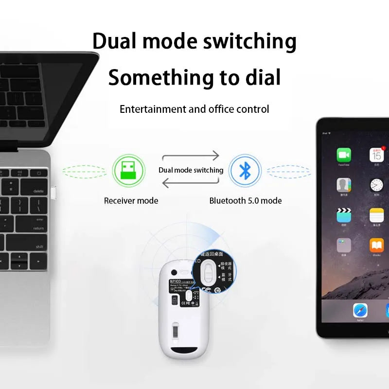 Xiaomi Dual Mode-mus trådlös Bluetooth