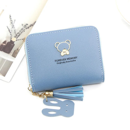 2024 Short Women Wallets – Mini Cute Coin Pocket Card Holder, Female Purse, New Fashion Kpop Small Wallet for Girls.