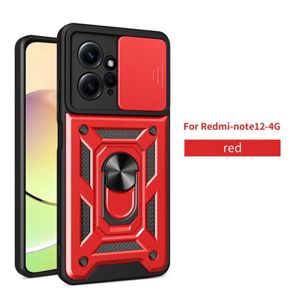 Magnetic Ring Stand Holder Back Cover for Xiaomi Redmi Note 12 4G Shockproof Armor Phone Case For POCO X6 Pro